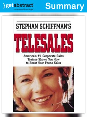 cover image of Stephan Schiffman's Telesales (Summary)
